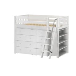 Maxtrix Twin Mid Loft Bed With Angled Ladder + Storage 34 Maxtrix Twin Mid Loft Bed With Angled Ladder + Storage -Kids Furniture KATCHING2 WS 5f6a01bf dc6b 4128 9de2 4a8d9ea25b3b