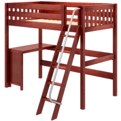 Maxtrix Twin XL High Loft Bed + Corner Desk 13 Maxtrix Twin XL High Loft Bed + Corner Desk -Kids Furniture KNOCKOUT15 XL CS LEFT 2