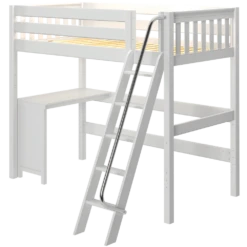 Maxtrix Twin XL High Loft Bed + Corner Desk 11 Maxtrix Twin XL High Loft Bed + Corner Desk -Kids Furniture KNOCKOUT15 XL WS LEFT 2