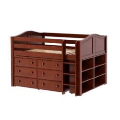 Maxtrix Full Low Loft Bed With Straight Ladder + Storage 29 Maxtrix Full Low Loft Bed With Straight Ladder + Storage -Kids Furniture LARGE1 CC 9a018262 0e79 4e0a bedc 356694e870ad