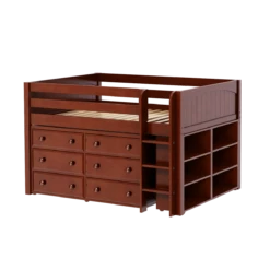 Maxtrix Full Low Loft Bed With Straight Ladder + Storage 27 Maxtrix Full Low Loft Bed With Straight Ladder + Storage -Kids Furniture LARGE1 CP 46ea9012 c169 438f bce6 846a1672fae9