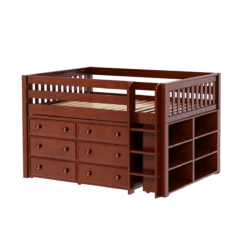 Maxtrix Full Low Loft Bed With Straight Ladder + Storage 31 Maxtrix Full Low Loft Bed With Straight Ladder + Storage -Kids Furniture LARGE1 CS 5fb92518 fb29 4af3 aa59 e4b8f89b4614