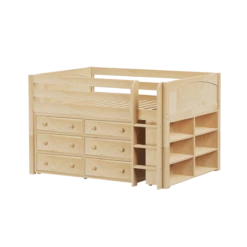 Maxtrix Full Low Loft Bed With Straight Ladder + Storage 36 Maxtrix Full Low Loft Bed With Straight Ladder + Storage -Kids Furniture LARGE1 NP bdae4b76 32b4 4935 8ef8 c63e6d8b8892