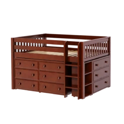 Maxtrix Full Low Loft Bed With Straight Ladder + Storage 21 Maxtrix Full Low Loft Bed With Straight Ladder + Storage -Kids Furniture LARGE3 CS a62c7769 b963 44b0 8056 a5c59e602df5