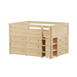 Maxtrix Full Low Loft Bed With Straight Ladder + Storage 34 Maxtrix Full Low Loft Bed With Straight Ladder + Storage -Kids Furniture LARGE3 NP 5ae6e56c e662 4ee7 83f1 f060f66d1ca7