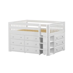 Maxtrix Full Low Loft Bed With Straight Ladder + Storage 25 Maxtrix Full Low Loft Bed With Straight Ladder + Storage -Kids Furniture LARGE3 WS d8b08514 cbf4 4ca5 b099 87b6b9a4c9a5