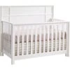 Natart Juvenile Lello Convertible Crib -Kids Furniture LELLO crib blanc scaled 1