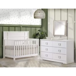 Natart Juvenile Lello Convertible Crib -Kids Furniture Lello scaled s