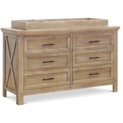 Franklin & Ben Emory Farmhouse Removable Changing Tray -Kids Furniture M0619DF White Background 01 090bea11 ad1a 4eea 977a 0f368111ca36