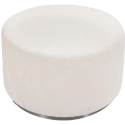Babyletto Tuba Swivel Gliding Ottoman -Kids Furniture M10185PCMEW White Background 03