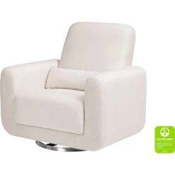 Babyletto Tuba Extra Wide Swivel Glider -Kids Furniture M10287PCMEW White Background Main Greenguard 00 6fed13aa 13d5 4e1e b484 30968767159b