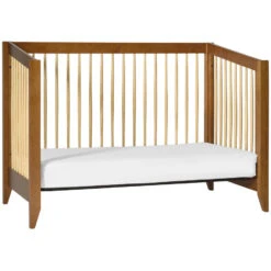 Babyletto Sprout 4-in-1 Convertible Crib With Toddler Bed Conversion Kit -Kids Furniture M10301CTN White Background 05 50973b81 8cf4 486f 8e20 b35a67233df0