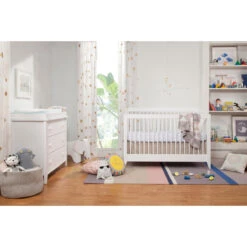 Babyletto Sprout 4-in-1 Convertible Crib With Toddler Bed Conversion Kit -Kids Furniture M10301W Lifestyle 10 5232fc69 13ac 43f5 8ac8 f247aeaf357b