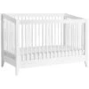 Babyletto Sprout 4-in-1 Convertible Crib With Toddler Bed Conversion Kit -Kids Furniture M10301W White Background Main 01 6970047d 1e14 402d a42b 22deb8dc9793