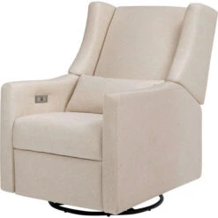 Babyletto Kiwi Electronic Recliner And Swivel Glider With USB Port -Kids Furniture M11288PBEW White Background Main 01