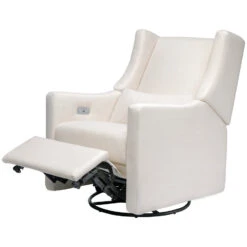 Babyletto Kiwi Electronic Recliner And Swivel Glider With USB Port -Kids Furniture M11288PCMEW White Background 03 87f9c234 1a53 4ece a852 41cd593dc938