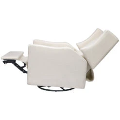 Babyletto Kiwi Electronic Recliner And Swivel Glider With USB Port -Kids Furniture M11288PCMEW White Background 04 85572ad5 2686 427c 8e79 d3c16a7eca6a