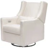 Babyletto Kiwi Electronic Recliner And Swivel Glider With USB Port -Kids Furniture M11288PCMEW White Background Main 01 ee4f0456 35f6 4ef7 bb98 4d0a4e4bfdc1