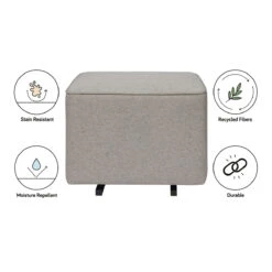 Babyletto Kiwi Gliding Ottoman -Kids Furniture M12685PGEW White Background 02 41997170 58a8 4768 83aa 8f93c9b778ad