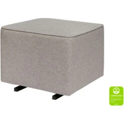 Babyletto Kiwi Gliding Ottoman -Kids Furniture M12685PGEW White Background Main Greenguard 00 99fc6937 0857 4fb1 8ef6 833d1fc65146