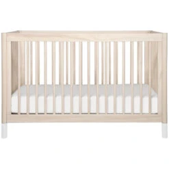 Babyletto Gelato 4-in-1 Convertible Crib With Toddler Bed Conversion Kit -Kids Furniture M12901NXW White Background 02 249ade36 2d58 4e10 aa73 20bcf115b53e