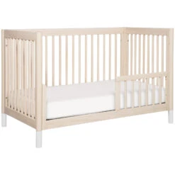 Babyletto Gelato 4-in-1 Convertible Crib With Toddler Bed Conversion Kit -Kids Furniture M12901NXW White Background 03 41c61a0c 6535 4db3 843a 20d00f03617c