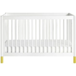 Babyletto Gelato 4-in-1 Convertible Crib With Toddler Bed Conversion Kit -Kids Furniture M12901WNX White Background 10 47c46b8a aca6 439b 834c eb3448744813