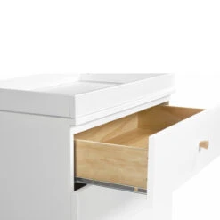 Babyletto Gelato 3-Drawer Changer Dresser With Removable Changing Tray -Kids Furniture M12923WNX White Background 03 169cbc65 05b8 4556 9f71 56eb0744d24b