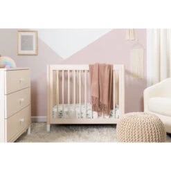 Babyletto Gelato 4-in-1 Convertible Mini Crib -Kids Furniture M12998NXW Lifestyle Main 06