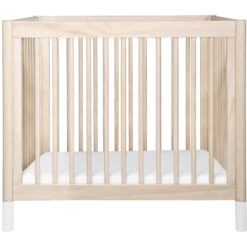 Babyletto Gelato 4-in-1 Convertible Mini Crib -Kids Furniture M12998NXW White Background 02 aa59c219 679b 4ae7 a981 af7121e27574
