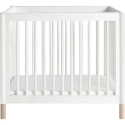 Babyletto Gelato 4-in-1 Convertible Mini Crib -Kids Furniture M12998WNX White Background 02 51dd66a0 4013 4ee0 a66d 9a80105cff49