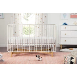 Babyletto Bixby 3-in-1 Convertible Metal Crib With Toddler Bed Conversion Kit 21 Babyletto Bixby 3-in-1 Convertible Metal Crib With Toddler Bed Conversion Kit -Kids Furniture M15101RWB Lifestyle Main 06 3cce2680 c9be 48b9 a771 10e823f5bde6