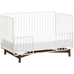 Babyletto Bixby 3-in-1 Convertible Metal Crib With Toddler Bed Conversion Kit 28 Babyletto Bixby 3-in-1 Convertible Metal Crib With Toddler Bed Conversion Kit -Kids Furniture M15101RWL White Background 02 3d2f9c51 210d 42b0 a443 1df8033688a9