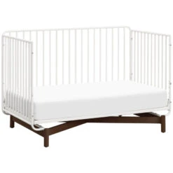 Babyletto Bixby 3-in-1 Convertible Metal Crib With Toddler Bed Conversion Kit 30 Babyletto Bixby 3-in-1 Convertible Metal Crib With Toddler Bed Conversion Kit -Kids Furniture M15101RWL White Background 04 731005fc 0508 41b8 85dc 4f99a5e7f0a8