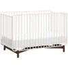 Babyletto Bixby 3-in-1 Convertible Metal Crib With Toddler Bed Conversion Kit -Kids Furniture M15101RWL White Background Main 00 8a32a7b5 e96c 46eb b282 66e932279873
