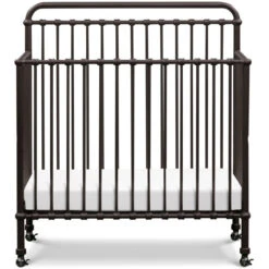 Namesake Winston 4-in-1 Convertible Mini Crib -Kids Furniture M15398UR White Background 02