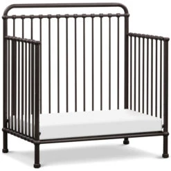 Namesake Winston 4-in-1 Convertible Mini Crib -Kids Furniture M15398UR White Background 04