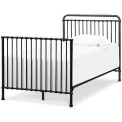 Namesake Winston 4-in-1 Convertible Mini Crib -Kids Furniture M15398UR White Background 05