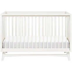 Babyletto Peggy 3-in-1 Convertible Crib 28 Babyletto Peggy 3-in-1 Convertible Crib -Kids Furniture M15401RW White Background 02