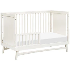 Babyletto Peggy 3-in-1 Convertible Crib 29 Babyletto Peggy 3-in-1 Convertible Crib -Kids Furniture M15401RW White Background 03