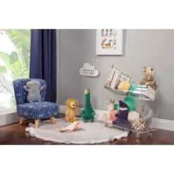 Babyletto Presto Acrylic Bookcase & Cart 7 Babyletto Presto Acrylic Bookcase & Cart -Kids Furniture M15614K Lifestyle Main 02 50b39df8 5834 4f4a 8d66 651febf920b6