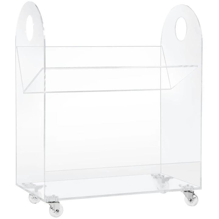 Babyletto Presto Acrylic Bookcase & Cart 3 Babyletto Presto Acrylic Bookcase & Cart