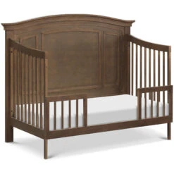 Namesake Durham 4-in-1 Convertible Crib -Kids Furniture M18301DB White Background 03