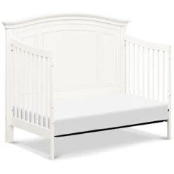 Namesake Durham 4-in-1 Convertible Crib -Kids Furniture M18301RW White Background 05