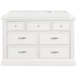 Namesake Durham 7-Drawer Dresser -Kids Furniture M18316RW White Background 04
