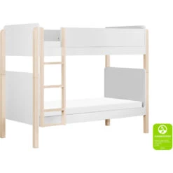 Babyletto TipToe Bunk Bed -Kids Furniture M18494WNX White Background Main Greenguard 00 dd5f5ce8 8421 47bb a19c 2e580f7d2a2a