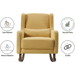 Babyletto Kai Rocker 27 Babyletto Kai Rocker -Kids Furniture M20687PDET White Background 02