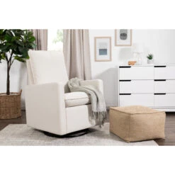 Babyletto Cali Pillowback Swivel Glider 27 Babyletto Cali Pillowback Swivel Glider -Kids Furniture M20987PCMEW Lifestyle Main 06