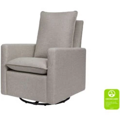 Babyletto Cali Pillowback Swivel Glider 39 Babyletto Cali Pillowback Swivel Glider -Kids Furniture M20987PGEW White Background Main Greenguard 00