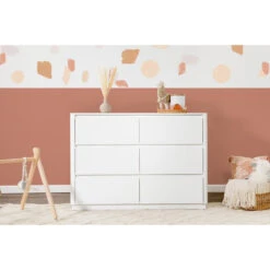 Babyletto Bento 6-Drawer Double Dresser -Kids Furniture M21626W Lifestyle Main 05